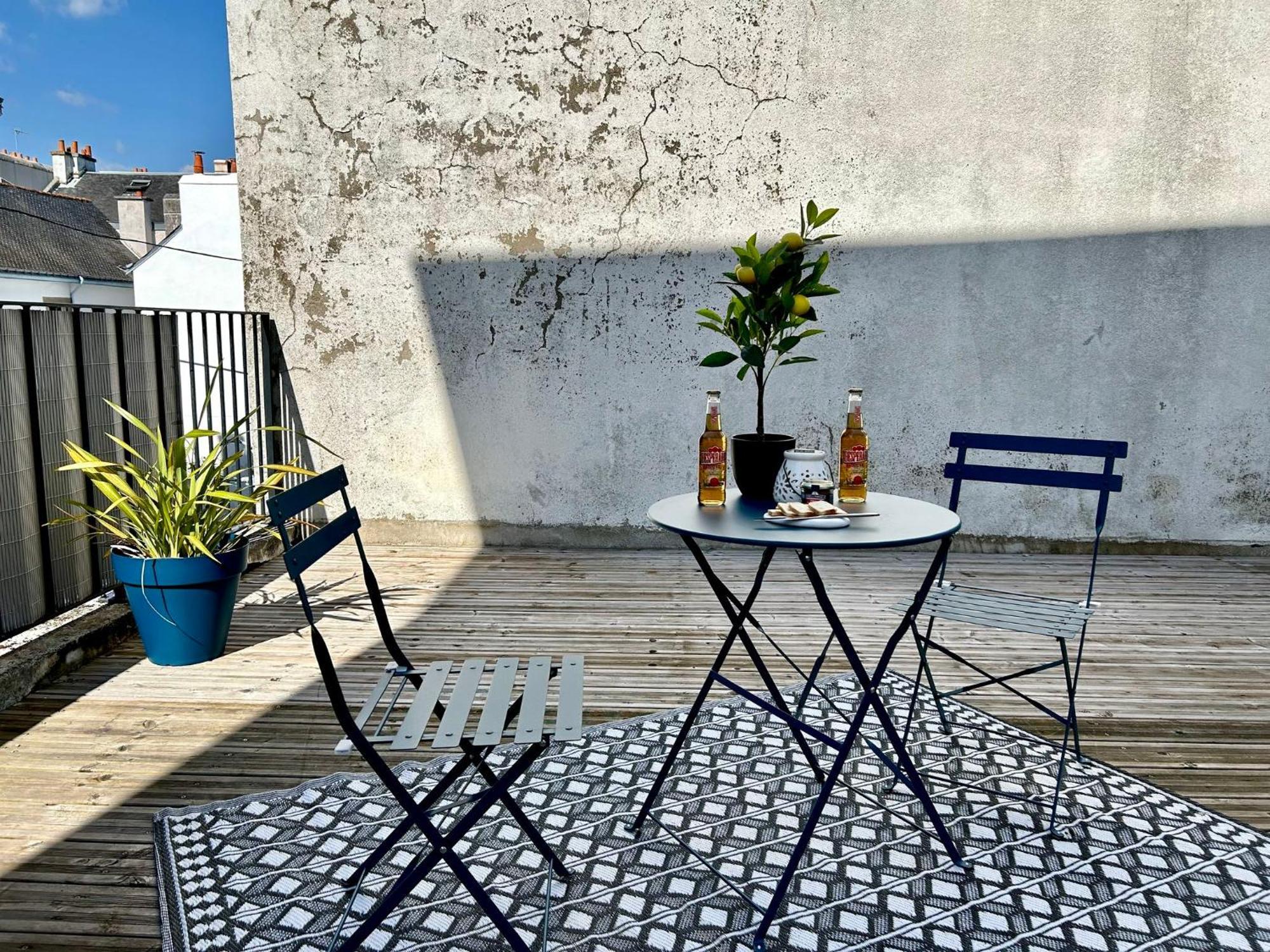 O Studio Terrasse - Centre Ville De Lorient - Gare מראה חיצוני תמונה