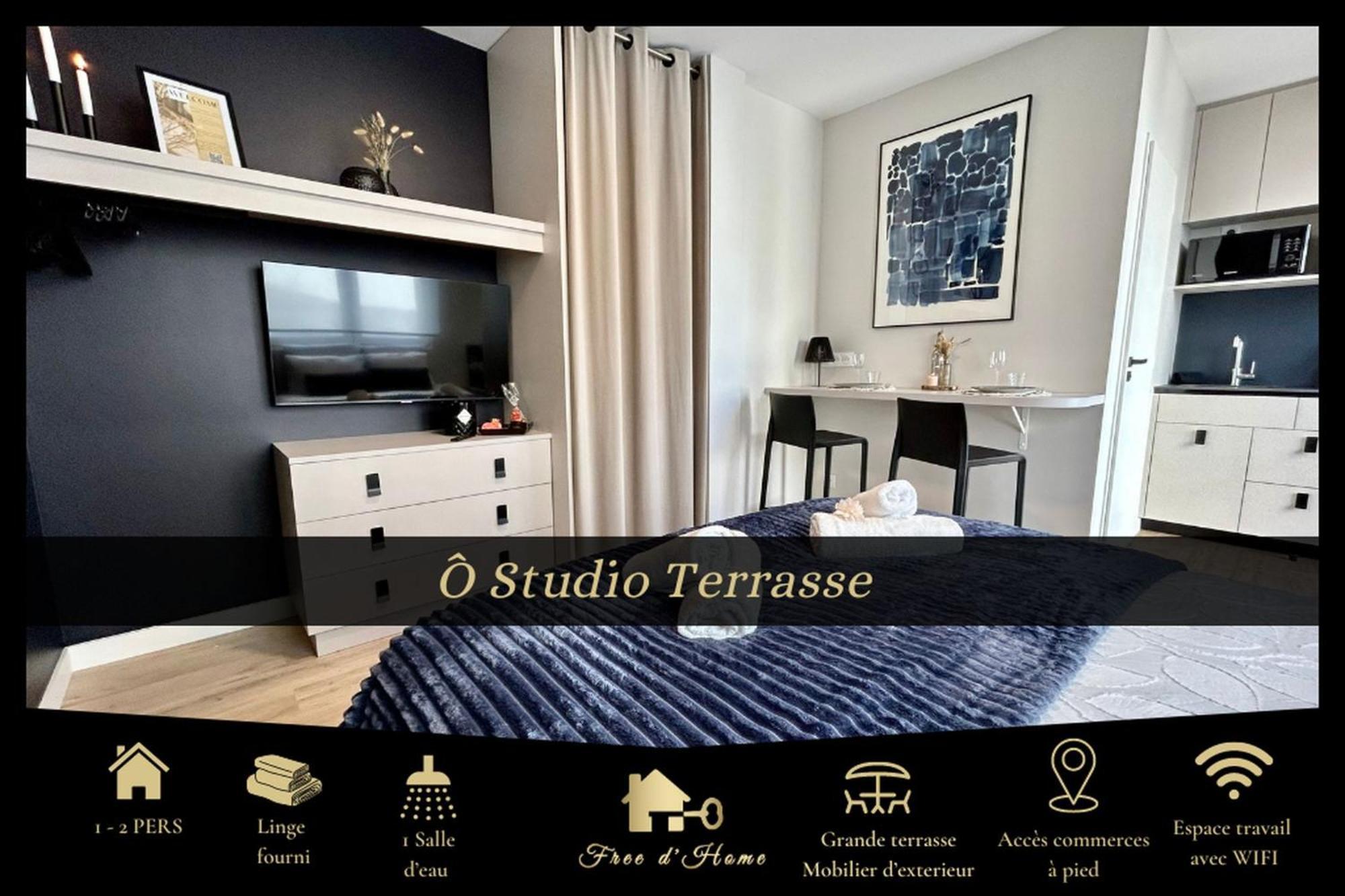O Studio Terrasse - Centre Ville De Lorient - Gare מראה חיצוני תמונה